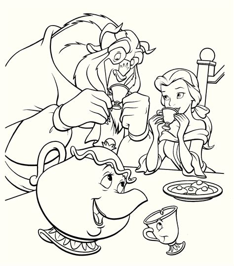 Beauty And The Beast Printable Images